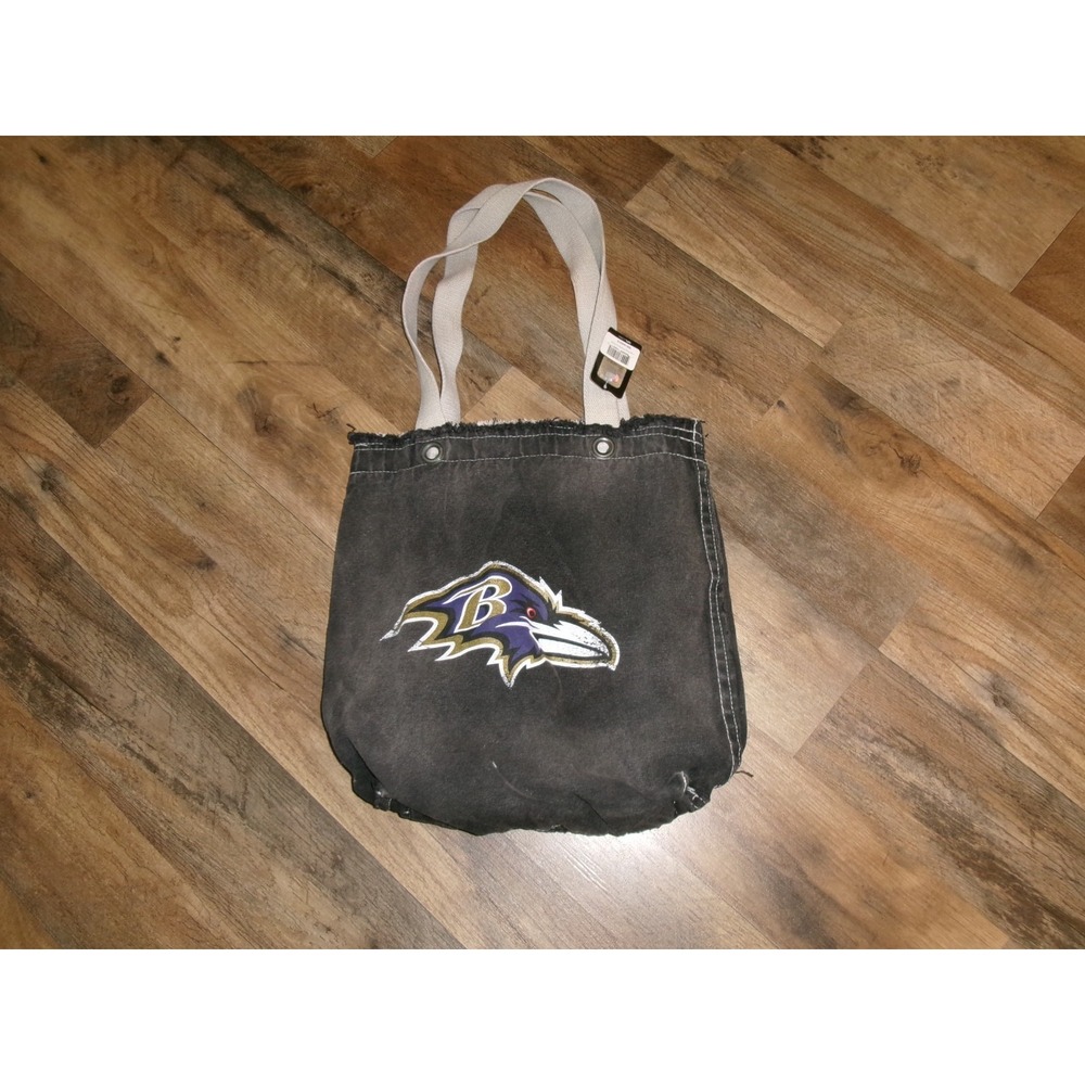 BALTIMORE RAVENS JEAN DENIM BAG PURSE TOTE    00S Y2K  VINTAGE L2
